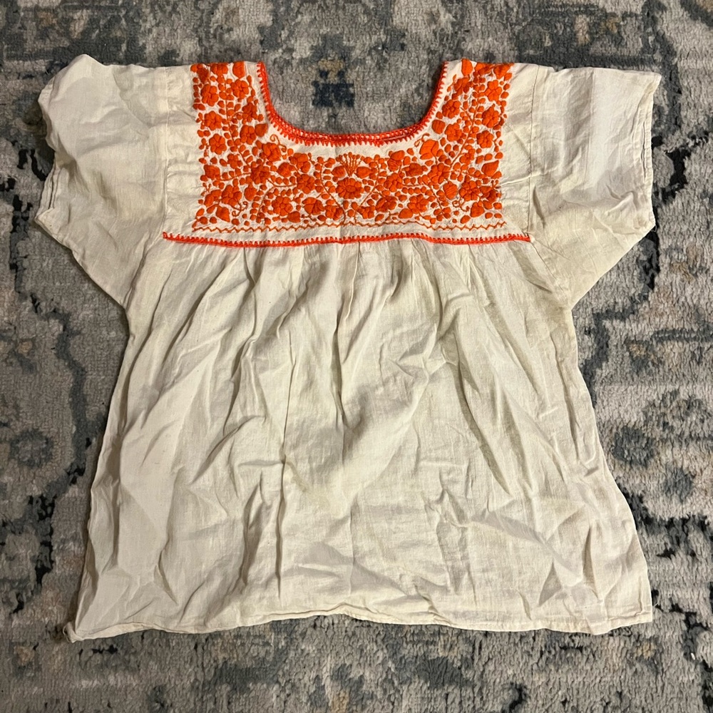Embroidered Mexican Top